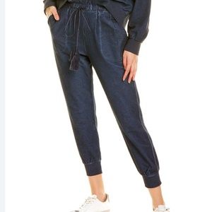 Something Navy Meghan Paperbag Sweatpants